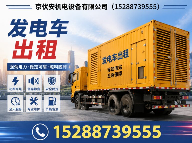 海南发电机出租展示图